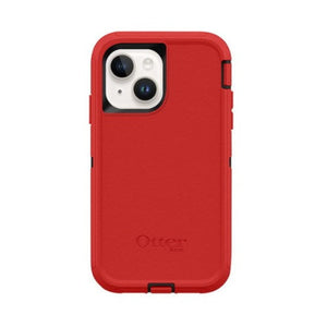 OtterBox Defender Series Case for iPhone 15, iPhone 14, iPhone 13 Case 6.1-inch - Red/Black